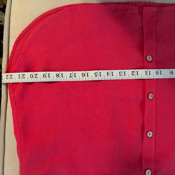 NWOT Chicos No Iron 100% Linen 3/4 Sleeve Shirt - Picture 9 of 10